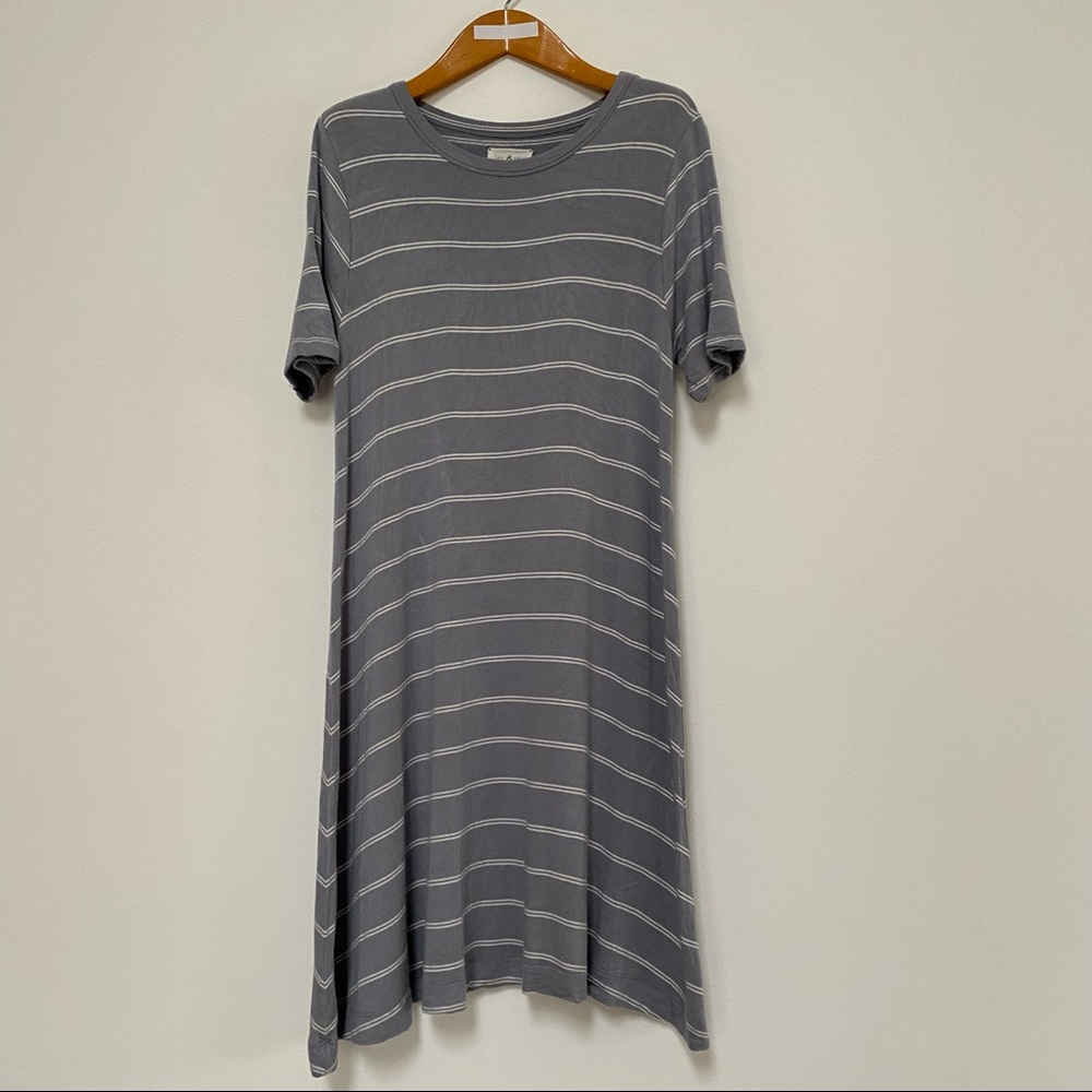 Lou & Grey Signature Soft Dress S Gray